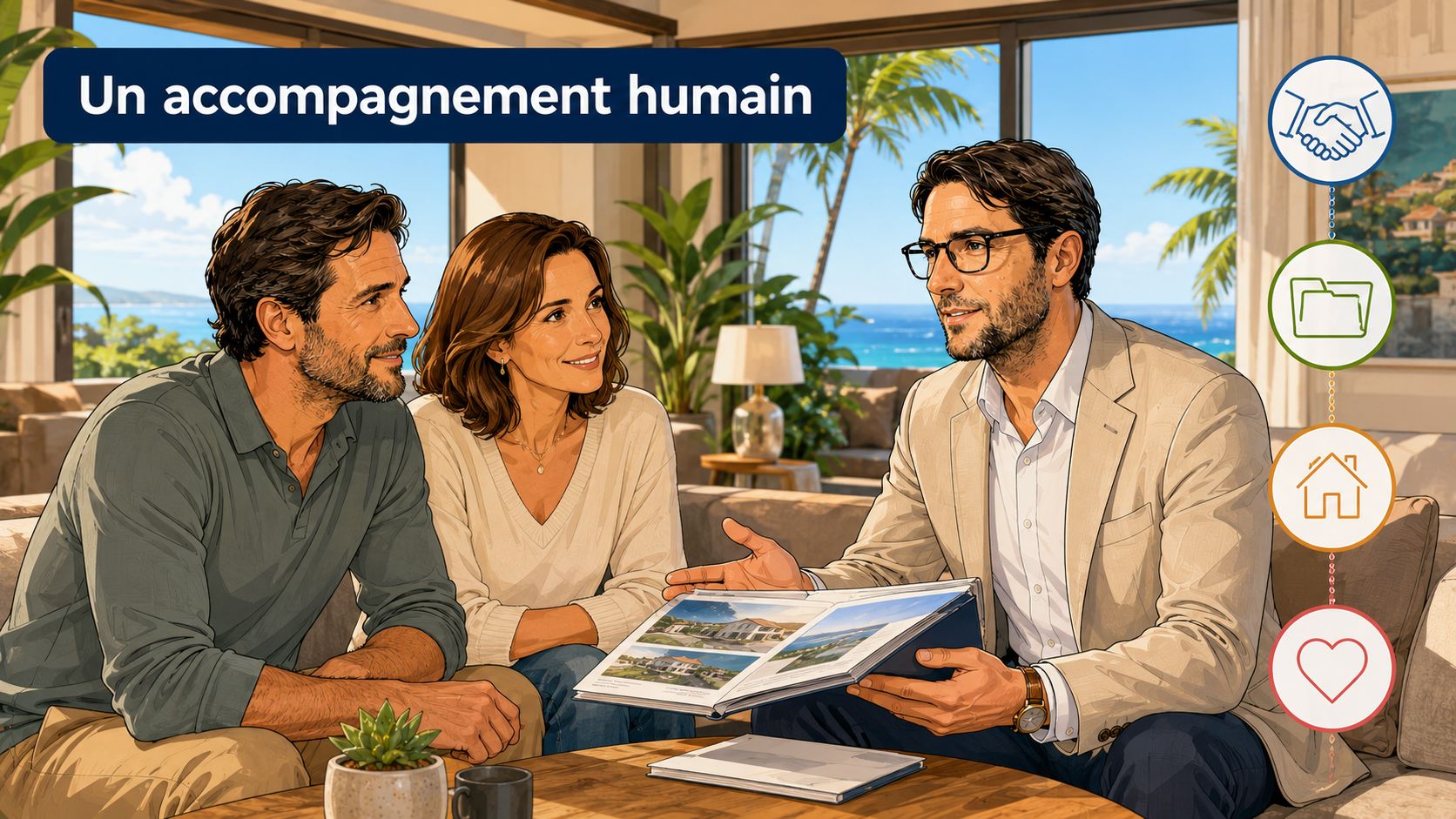 Un accompagnement humain pour vendre a Cap Champagne