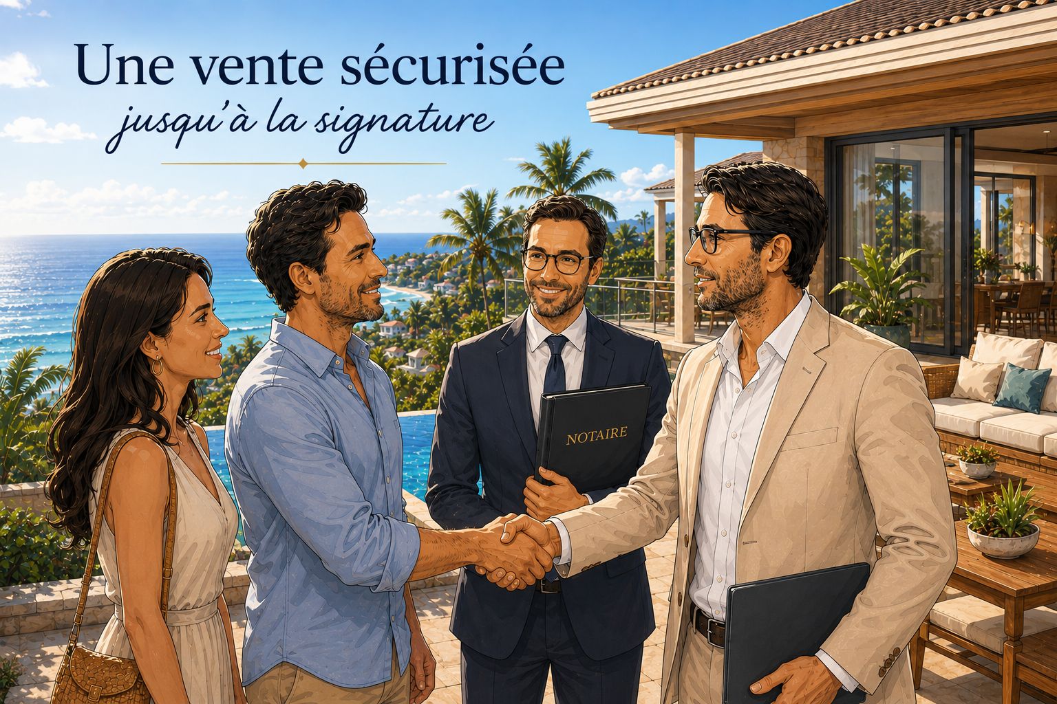 Une vente sécurisée jusqu'à la signature à Saint-Gilles-les-Bains